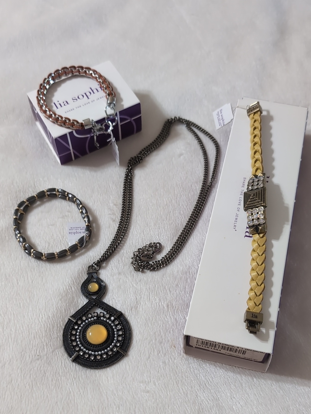 Lia Sophia Bracelet & Necklace Lot NWT